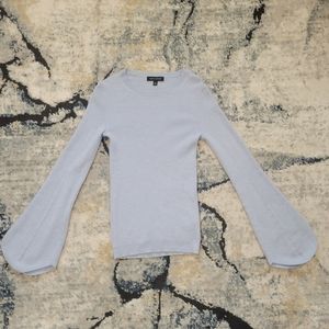 Banana Republic Light Blue Bell Sleeve Sweater sz XS